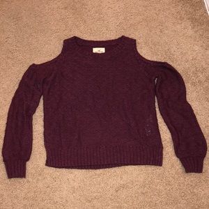 Off the shoulder Hollister sweater